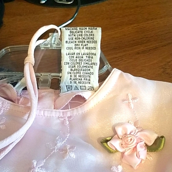 Girl's Beautiful Pink Dress - Picture 7 of 8